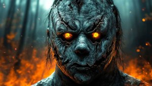 Terrifying Zombie Monster 4K Wallpaper For Mobile And Desktop Background