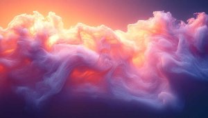Pink Clouds Abstract Art 4K Desktop Mobile Wallpaper Free