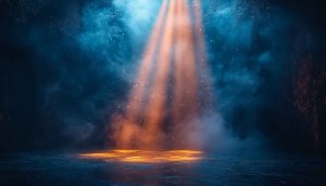 Mystic Light Rays Mobile Background, Fantasy Scene 4K Desktop Wallpaper