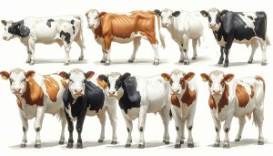 Cartoon Farm Animal Cow Collection Desktop Background Free Wallpaper