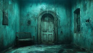 Spooky Haunted House Aesthetic 4K Desktop Background Mobile Wallpaper