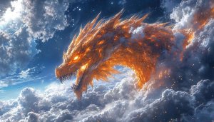 Fantasy Dragon 4K Wallpaper for Desktop Background and Mobile