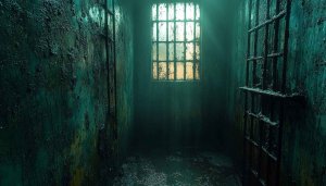 Abandoned Prison Cell Mobile Wallpaper Dark Jail 4K Background