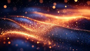 Glowing Particles Abstract 4K Wallpaper, Sparkly Texture Mobile Background