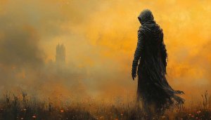 Grim Reaper Landscape Art Mobile Backgrounds 4K Desktop Wallpaper