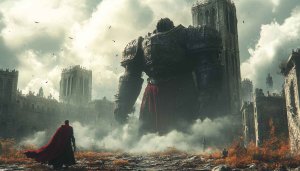 Epic Fantasy Giant Castle Wallpaper For Desktop Background 4K