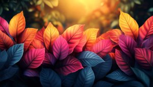 Colorful Autumn Leaves 4K Desktop Background - Free Mobile Wallpaper