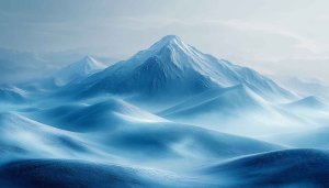 Snowy Mountain Range 4K Desktop Background, Free Mobile Wallpaper