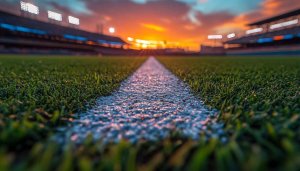 Dramatic Baseball Field Sunset 4K Desktop Mobile Wallpaper Background