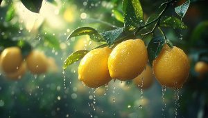 Fresh Lemon Tree 4K Wallpaper for Desktop and Mobile