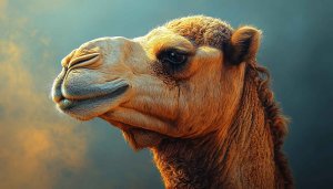 Camel Face Close-up 4K Wallpaper for Desktop Mobile Background