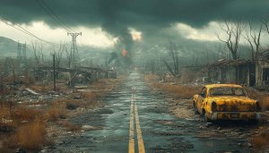 Post-Apocalyptic City 4K Desktop Backgrounds and Phone Wallpaper