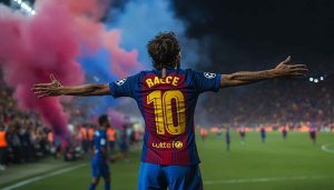 Ivan Rakitic Barcelona celebration for desktop background mobile wallpaper