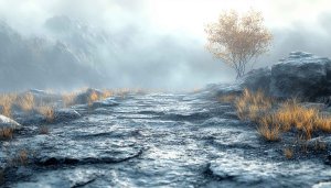 Misty Mountain Landscape 4K Wallpaper - Free Desktop Backgrounds