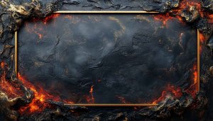 Fiery Volcano Texture 4K Desktop Wallpaper Free Dark Frame Design