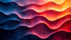 Abstract Wave 4K Mobile Background, Colorful Modern Desktop Wallpaper Art