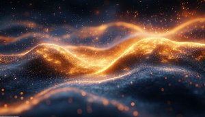 Sparkling Gold Dust Abstract 4K Desktop Background Free Mobile Wallpaper
