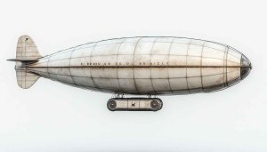 Vintage Zeppelin Mobile Wallpaper - Steampunk Airship 4K Desktop Background