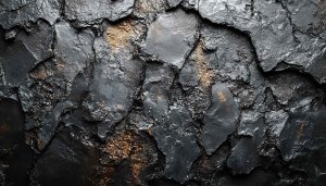 Abstract Black Rock Texture 4K Desktop Wallpaper Dark Mobile Background