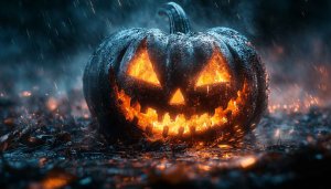 Spooky Halloween Pumpkin 4K Mobile Background Free Phone Wallpaper