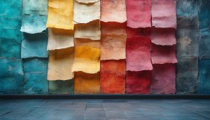 Abstract Colorful Papers Texture 4K Mobile Wallpaper Free for All