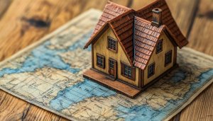 Tiny House On Map Aesthetic Mobile & Desktop Wallpaper Free