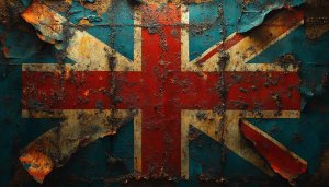 Distressed Union Jack Flag Wallpaper, Grunge Patriotic Mobile Background