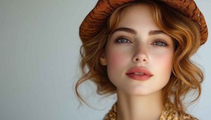 Beautiful Woman Portrait Mobile Wallpaper, Free HD Image Background