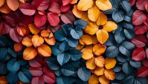 Autumn Leaves Aesthetic Wallpaper for iPhone and Desktop Backgrounds