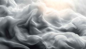 Abstract White Smoke Waves 4K Desktop Background Mobile Wallpaper