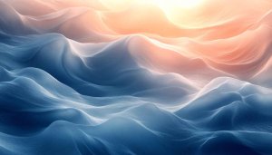 Abstract Blue Sandscape Mobile Background, Artistic Desktop Wallpaper 4K