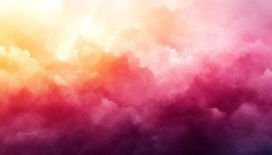 Watercolor Clouds Pink Orange Aesthetic Mobile Wallpaper 4k Background