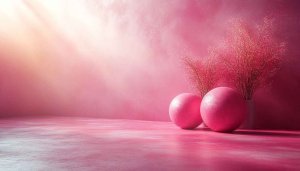 Pink Aesthetic Room 4K Desktop Background, Free Mobile Wallpaper