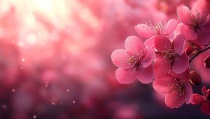 Pink Cherry Blossom Flower 4K Desktop and Mobile Wallpaper