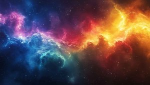 Colorful Nebula Space Galaxy Wallpaper for Desktop and Mobile Backgrounds