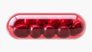 Red Capsule Pill Medicine Mobile Wallpaper Background 4K