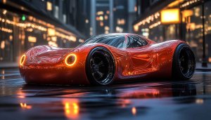 Futuristic Red Car Wallpaper 4K: Free Mobile & Desktop Backgrounds
