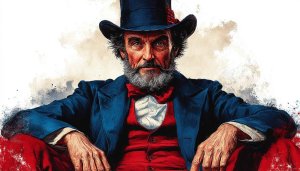 Uncle Sam Illustration 4K Desktop Background American Patriot Wallpaper