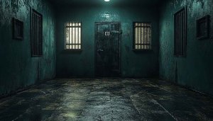 Creepy Dark Jail Cell 4K Wallpaper, Free Background For Desktop