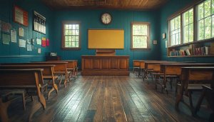 Vintage School Classroom Wallpaper 4K Desktop Backgrounds for Free