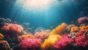 Colorful Coral Reef 4K Desktop Backgrounds Free Mobile Wallpaper