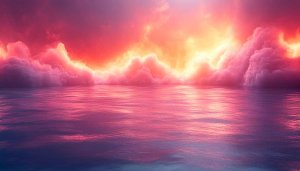 Dreamy Sunset Ocean 4K Wallpaper - Free Mobile Background