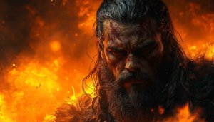 Jason Momoa See Wallpaper - Dramatic Fire Mobile Background