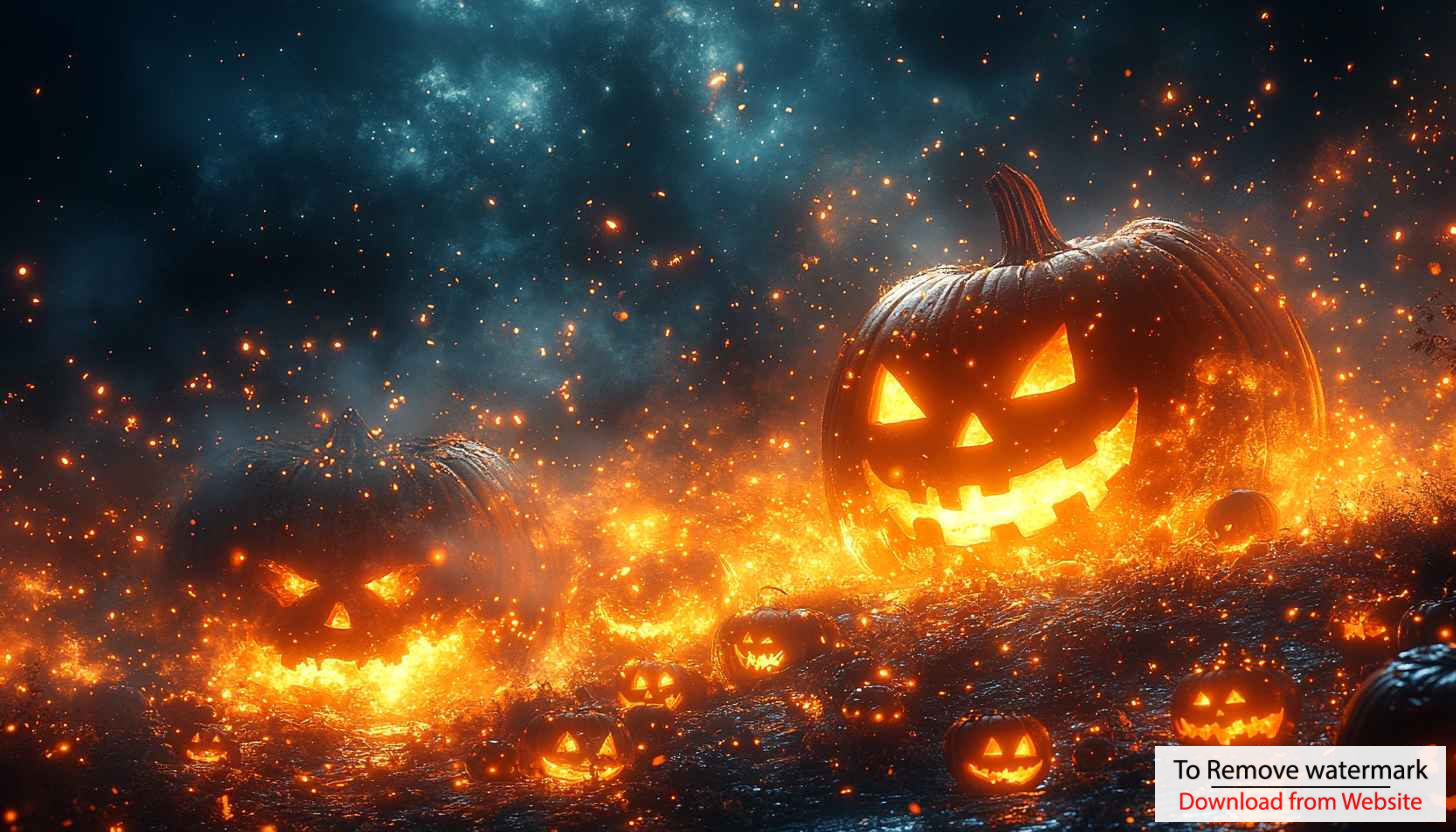 Halloween Pumpkin Wallpaper: Spooky Jack O Lantern 4K Background Halloween Pumpkin Wallpaper: Spooky Jack O Lantern 4K Background