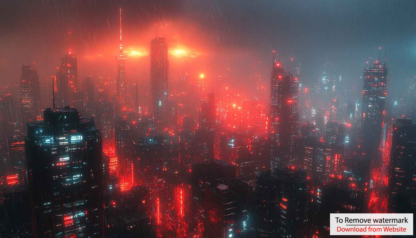 Cyberpunk City Wallpaper: Rainy Night, Neon Lights, 4K, Desktop Cyberpunk City Wallpaper: Rainy Night, Neon Lights, 4K, Desktop