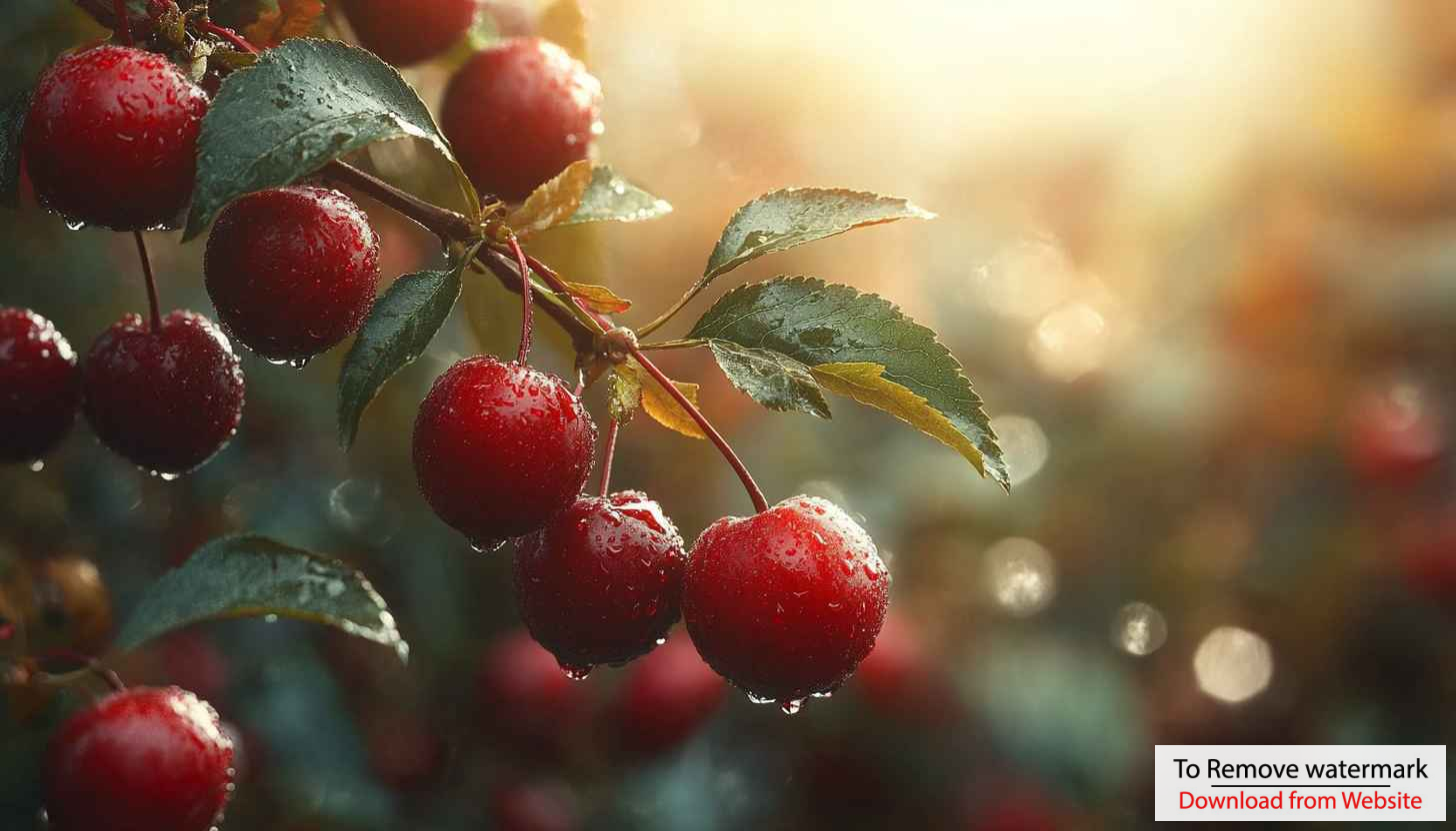 Red Cherries Wallpaper: Fresh Fruit, Nature, 4K Wallpaper