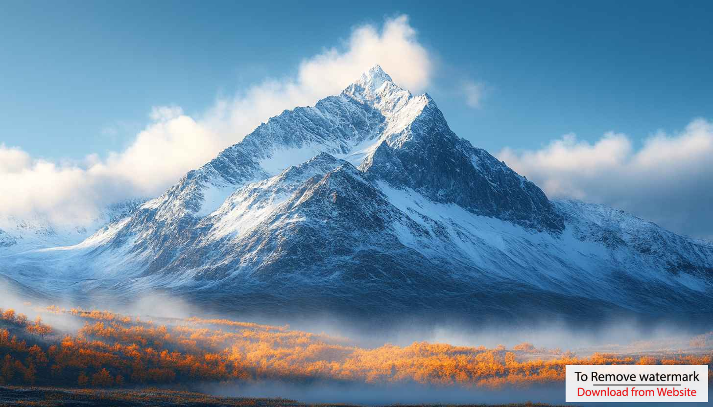 Snow Mountain Wallpaper: Winter Landscape Scenery For Desktop & Mobile Snow Mountain Wallpaper: Winter Landscape Scenery For Desktop & Mobile