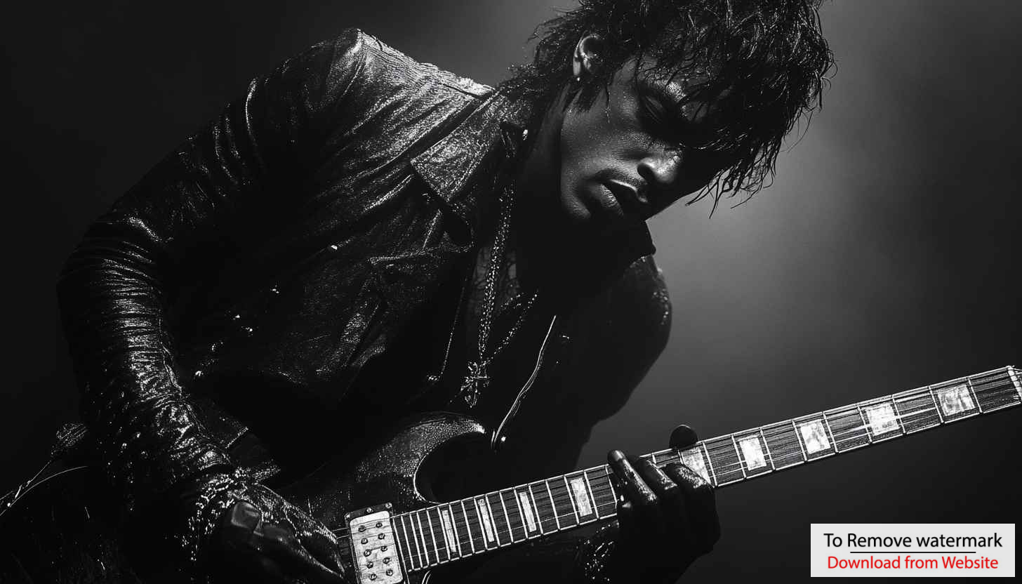 Guitarist Wallpaper: Rock Star, Music Instrument, Black and White Photo Guitarist Wallpaper: Rock Star, Music Instrument, Black and White Photo