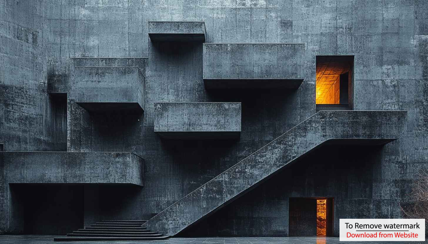 Concrete Architecture Wallpaper, Brutalist Building, Modernist Style, Aesthetic Architecture Concrete Architecture Wallpaper, Brutalist Building, Modernist Style, Aesthetic Architecture