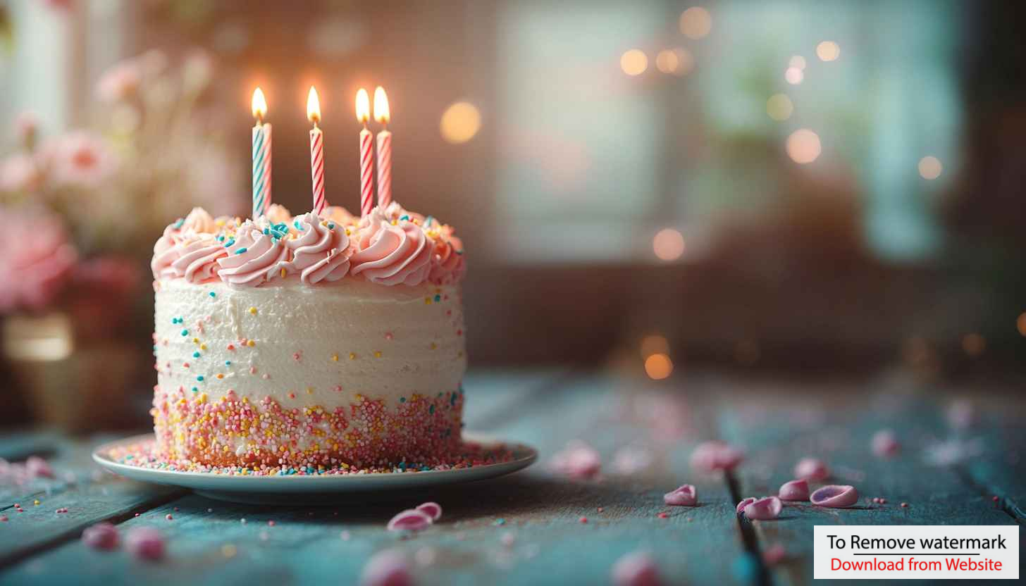 Birthday Cake Wallpaper, Party Desktop Background, Celebration 4k Wallpaper